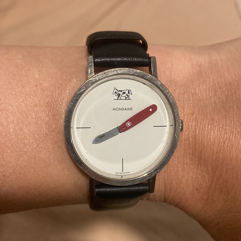 MONDAINE Swiss Army knife novelty vintage watch